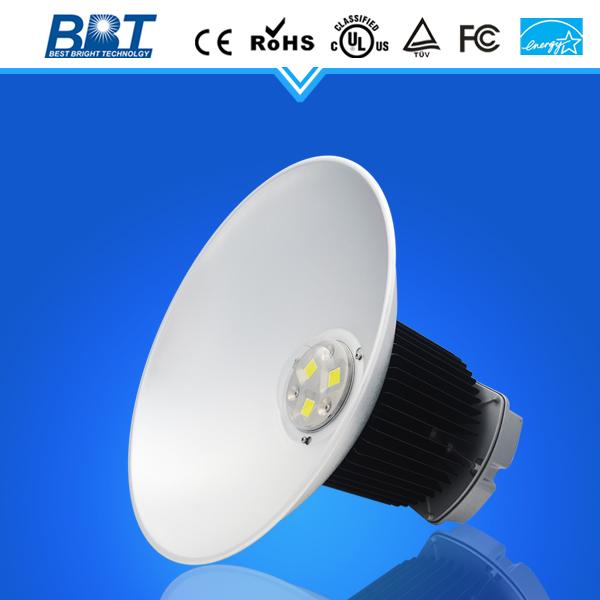 High power 200W LED high bay DLC approved for global warehouse
