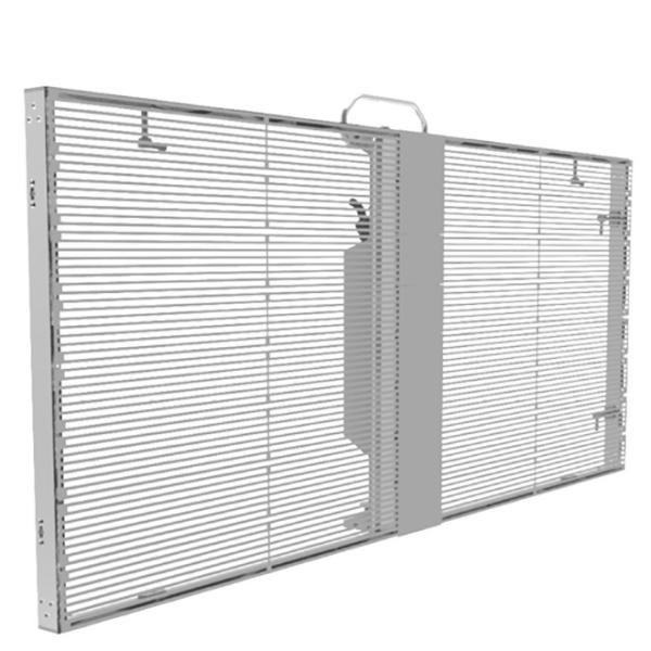 Indoor High Brightness  SMD LED Curtain Display Glass Media Display Aluminum Body Excellent Heat Conduction Effect