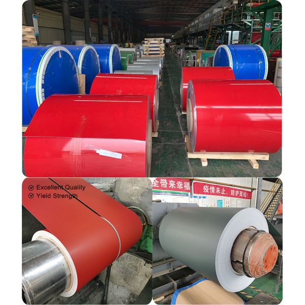 1060 1050 1100 Pvc Prepainted покрывая катушка листа цвета алюминиевым покрытая цветом для сточной канавы