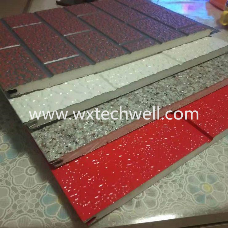 PU 16 x 380mm пенится изолированный внешний декоративный крен панели стены формируя машину