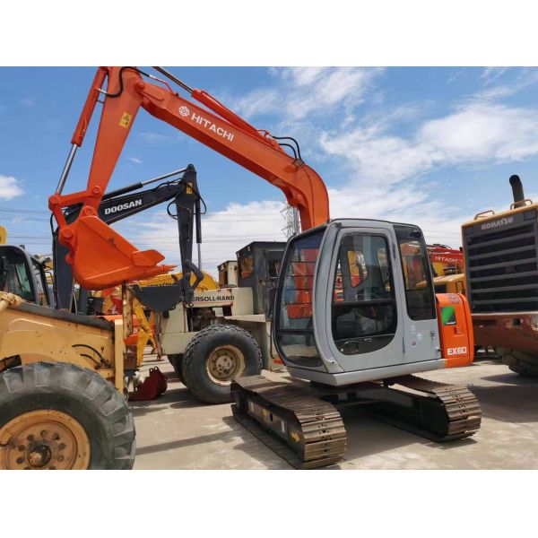 Used Hitachi ZX60 Crawler Excavator ZX60-5 Zaxis60 with Hengli Hydraulic Cylinder