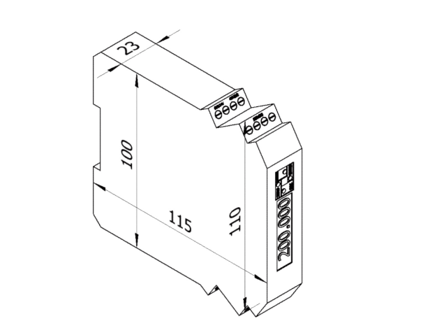 Weighing Transmitter With Touch Interface For Force Measurement Systems DT301PZ
