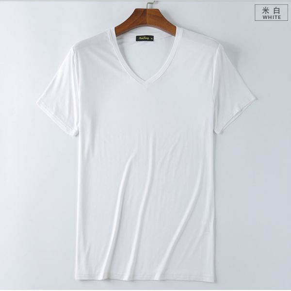 Sports Style Organic Bamboo T Shirt For Male OEM Service Multi Color
