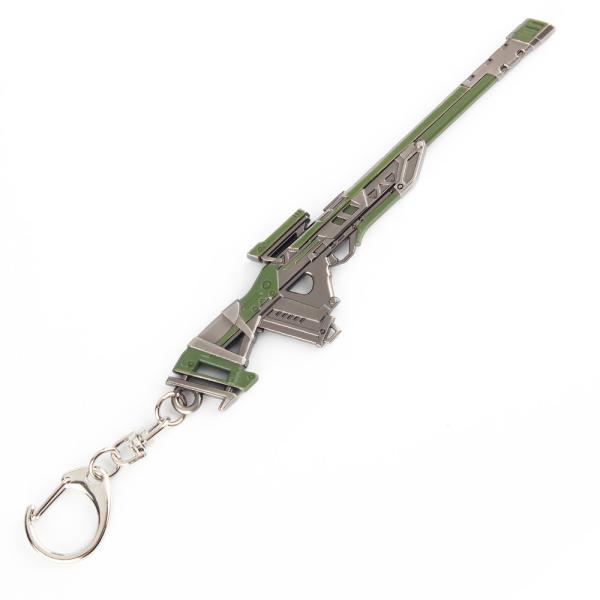 Gun 11CM Zinc Alloy Keychain Apex Legends Triple Machine