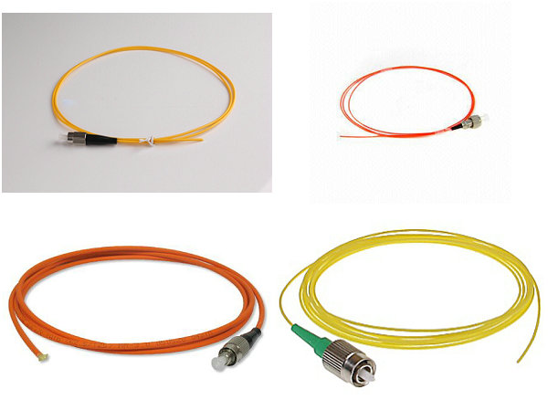 6 Core Simplex FC Pigtail Fiber Optic Cable with PVC / LSZH Jacket