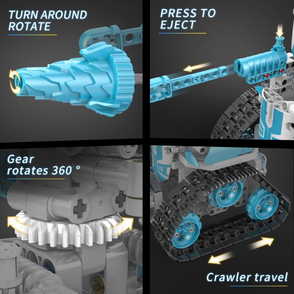 5 in 1 RC Truck Remote Control 4x4 Car Building Block Sets Toys Trending Products