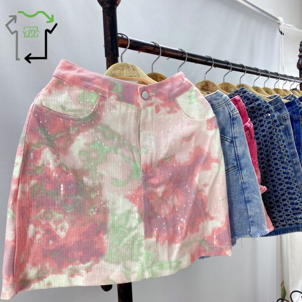 Fashionable Versatile Used Winter Clothing Winter Women's Cattle Three Part Mixed Size