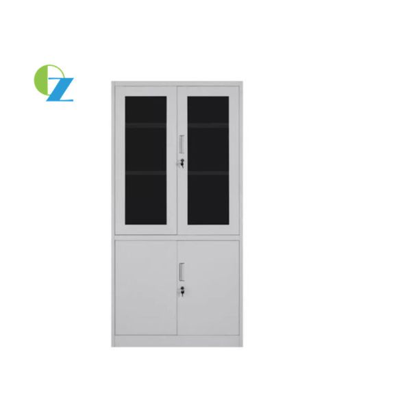 Кухонный шкаф офиса двери стекла 4 стальной, Локабле кухонный шкаф металла с ручкой 2