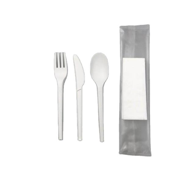 Disposable Spoon Fork Knife Set Biodegradable Option for Catering and Buffet Service