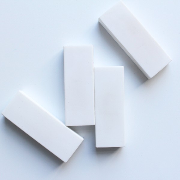 wholesale high quality cheap price office white rubber eraser
