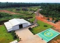 Steel Structure Helicopter Hangar with Glass Wool Insulation