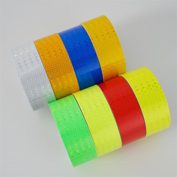 Crystal Lattice Honeycomb Edge Reflective Film Reflective Warning Tape for Traffic Safety