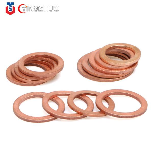 china stamping metal Fittings Hardware Fastener Ring washer Flat Copper ring gasket washer sump plug oil seal washer