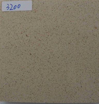 K3200 Granule Quartz Countertop Slabs With One Pre Drilled Faucet Holes