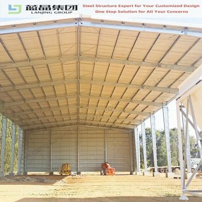 Portal Frame Prefab Light Structural Steel Workshop Building Shed Construction Custom