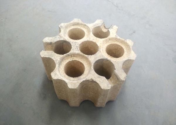 High Density Lattice Fire Proof Brick / Heat Storage Checker Acid Resisting Bricks for hot blast stove