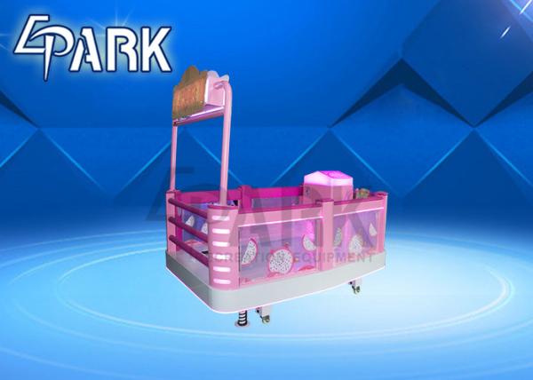 300W Amusement Game Machines  , Coin Pusher Happy Stepping Pink Initial D Arcade Machine