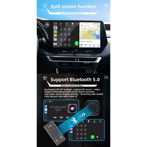 Алюминиевый сплав Carplay Box Android 13 Для Kia Vw Toyota Peugeot Volvo