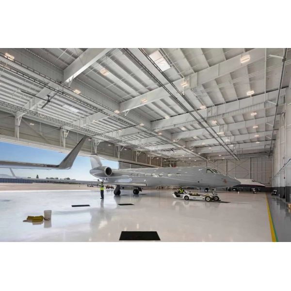 Софистицированная стальная конструкция ангар 5 - 6 метров высота металлический самолет ангар