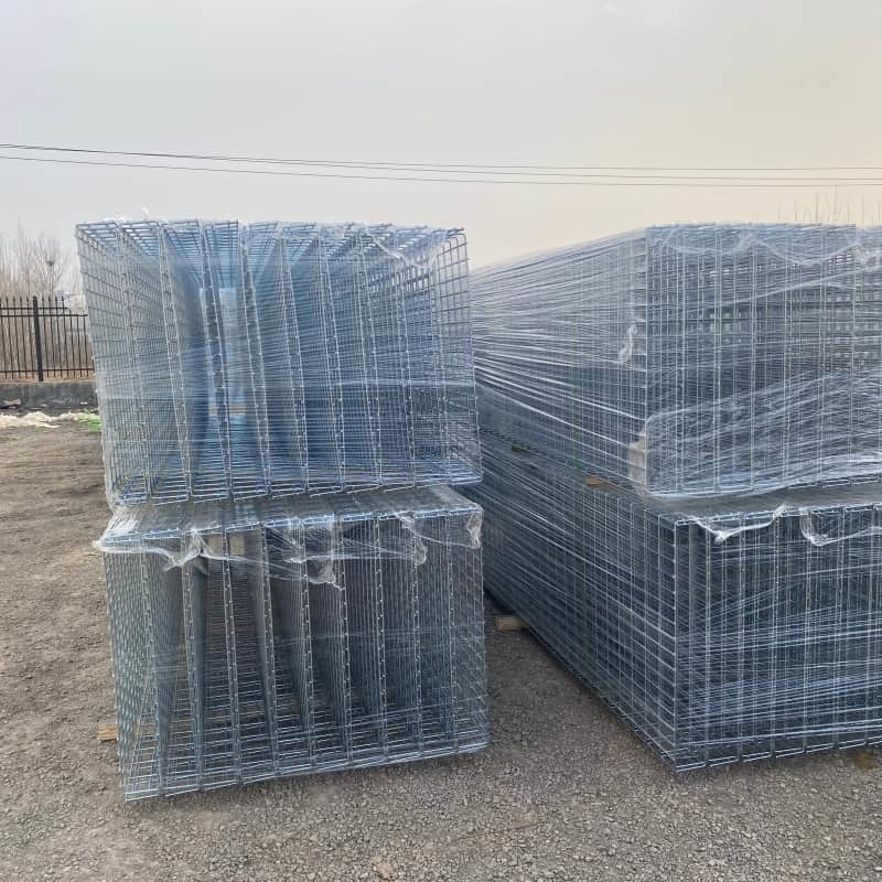 Flextray Galvanized /Aluminum Wire Mesh Basket Tray For Cable Management