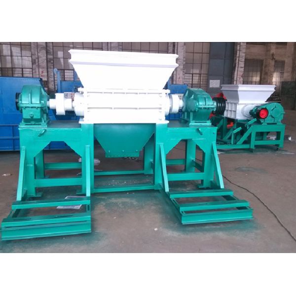Professional Waste Tire Shredder Machine Q235 Body Material Optional Color