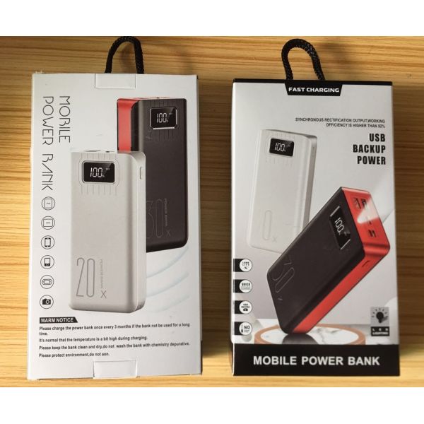 Big capacity 30000mah Power bank with 2 USB output Power Bank 30000 Powerbanks