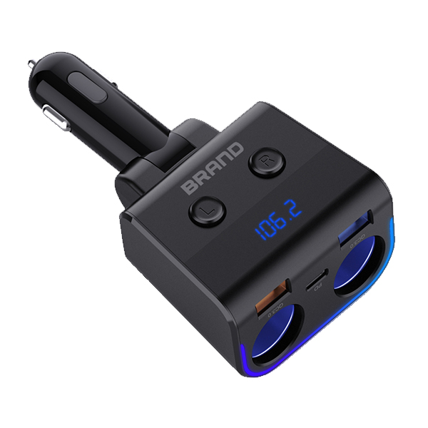 YANTU L04 180w QC PD Quick Charging Car Charger with Dual USB and Cigarette Lighter