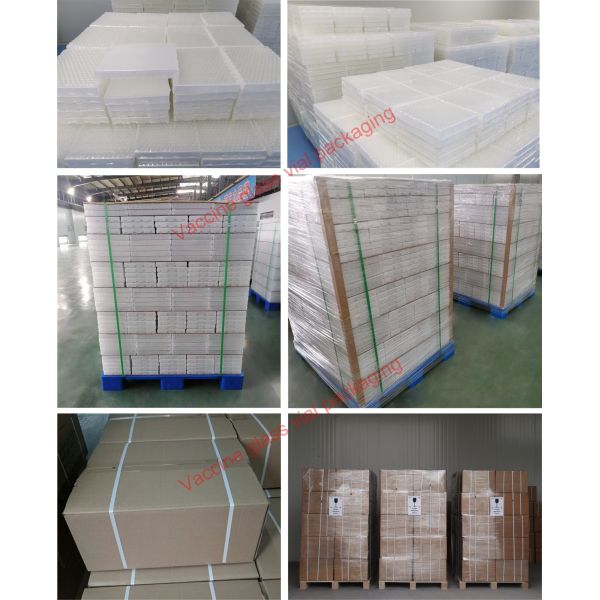 пробирка стеклянной бутылки ясности 3ml фармацевтическая противовирусная вакционная с сальто с крышки