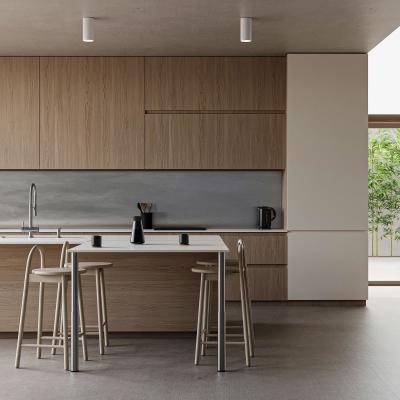 C' est une maison de cuisine en bois.