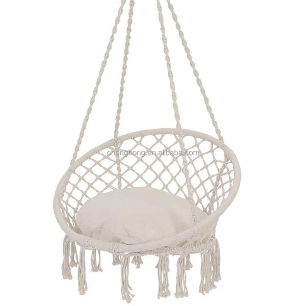 Hammock Patio Swing Chair Yard Garden Macrame Swing Hanging Chair Pet Hammock
