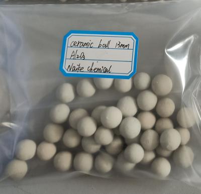 Esferas de suporte cerâmico de alumínio cinza de 13 mm