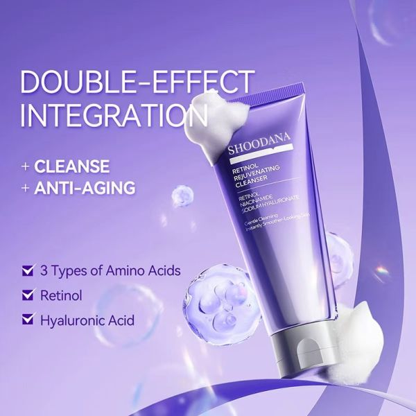 New Arrival Vegan Herbal Organic Hyaluronic Acid Anti-Aging Cream Cleanser for All Skin Types