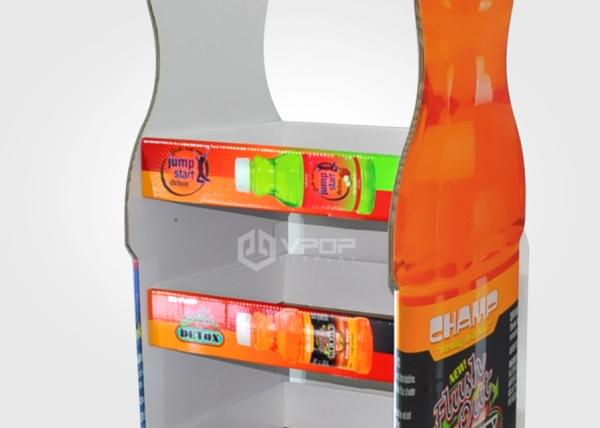 Plastic Pegs Cardboard Hook Display 4C Offset Printing For Clothes Promotion