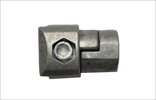 Silvery Male Tee Aluminum Pipe Joints Aluminum Tubing Connectors With Claw Head