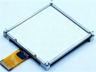 High Resolution 128x128 Monochrome LCD Display Module with 50-Pin FPC Connector and Low Power Consumption