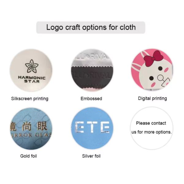 Custom Logo Microfiber Drawstring Dust Bag For Eyeglasses Storage And Protection