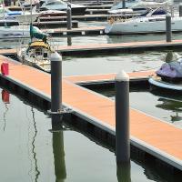 Alliage d'aluminium 6061 T6 Pontoon flottant Dock Marina Design Ingénierie Pont de passerelle flottant Pour bateau Yacht navire