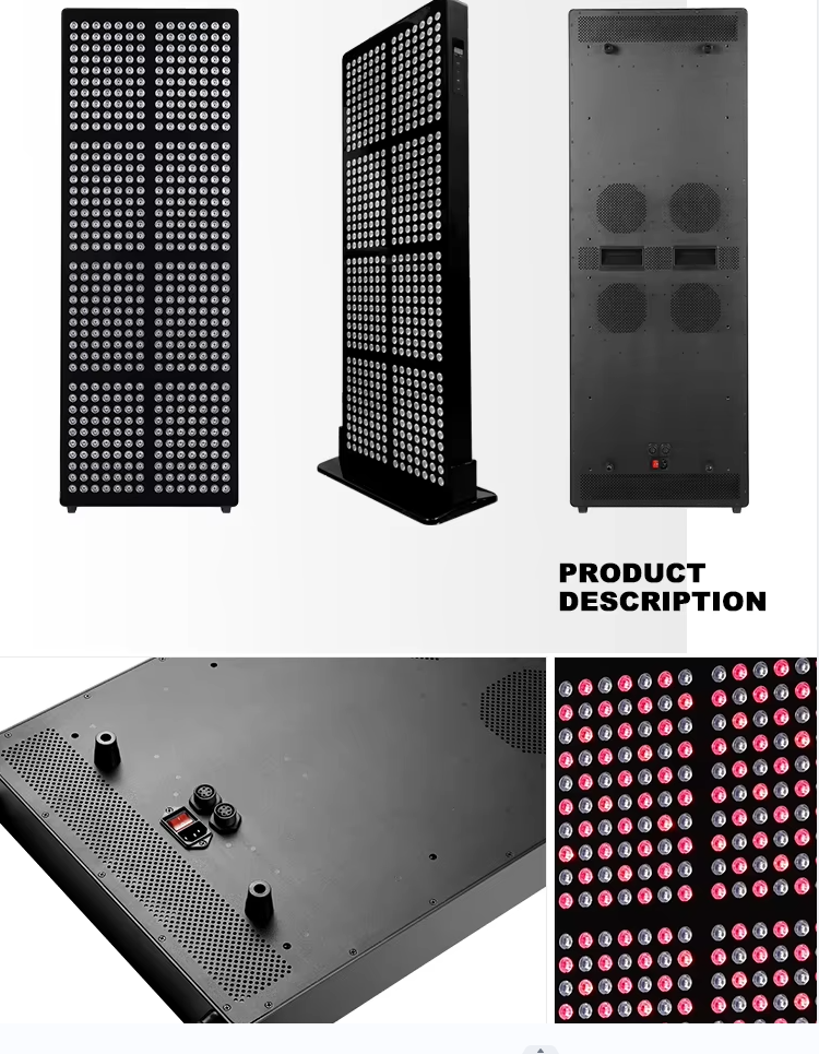 5 Wavelengths Radiation LED Red Light Therapy Panel For Beauty Skin
