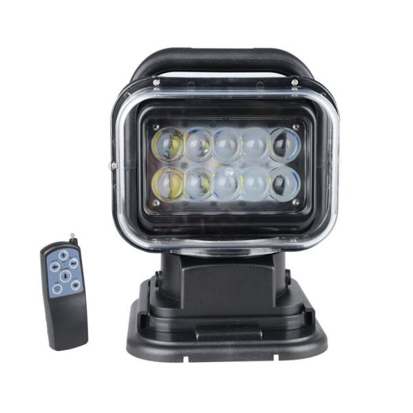 Remote Control LED Search Light For Off Road Vehicle 360° Rotating Spot Beam