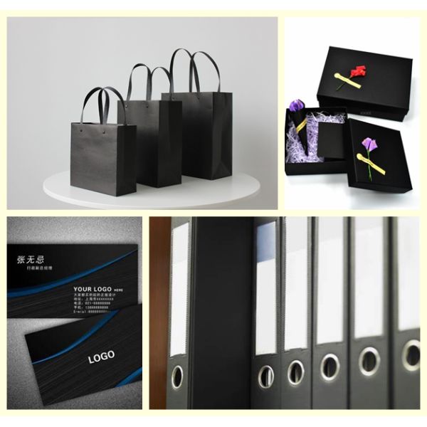 Uncoated прокатанная черная карточная плата 110g - 2000g для упаковки/печатания