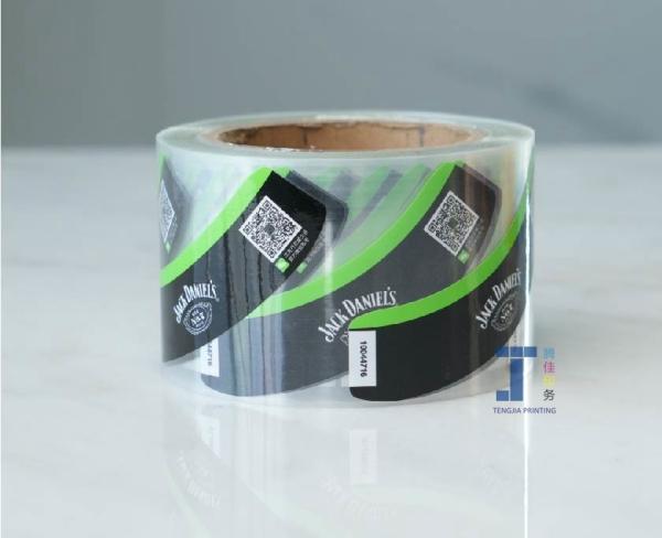 Water Resistance Printed Transparent Labels With Removable Adhesive
