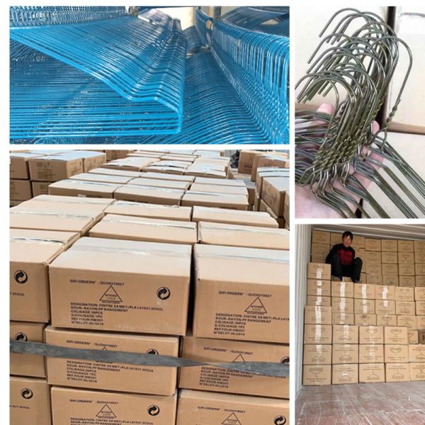 Disposable Commercial Coat Hangers , Dry Cleaner Eco Friendly Coat Hangers