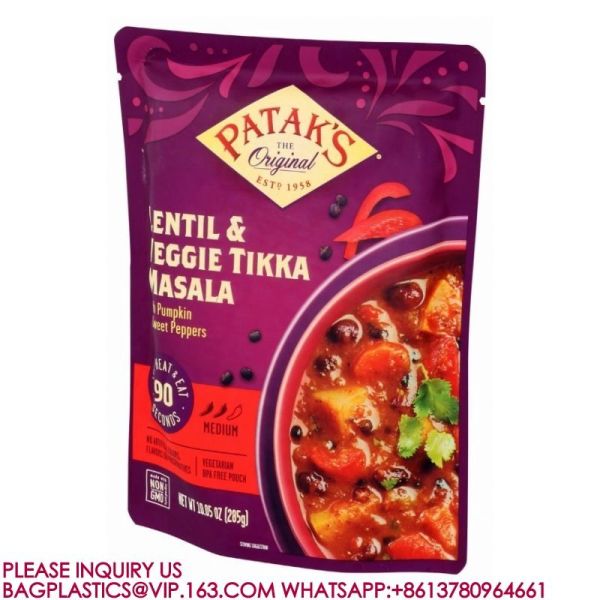 Cooking Bags, Cooking Pouches, Soup bags, Soup Pouches, Juice Beverage Spout Nozzle Pouch