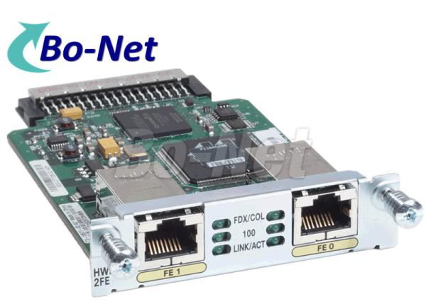 HWIC 2FE Plug In Cisco Wan Interface Card / Expansion Module Cisco WIC Card