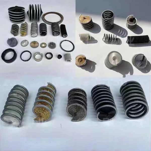 ODM очистка проволоки внутрь катушка спиральная роликовая кисть промышленная