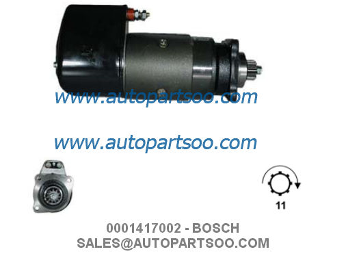 0001416022 0031519501 - BOSCH Starter Motor 24V 5.4KW 9T MOTORES DE ARRANQUE