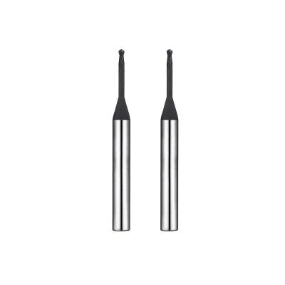 Ball Nose Solid Carbide Milling Cutter 2.5mm Micro Diameter