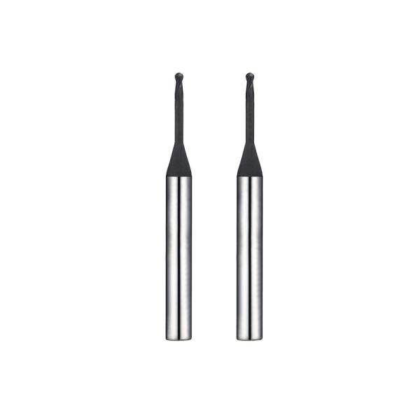 Ball Nose Solid Carbide Milling Cutter 2.5mm Micro Diameter