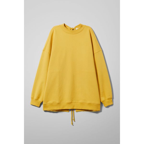 Fall Clothing Women Open Back Crewneck Blanket Sweatshirt