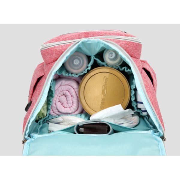 Outdoor Hiking Camping Picnic Casual Backpack Waterproof Fashion Multi-function Large Capacity Diaper Bag for Mom&Dad Mochila